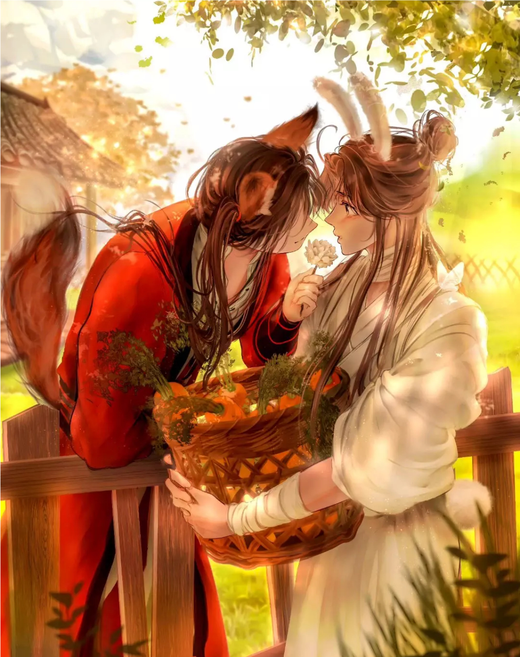 腹黑狐狸花与他的小娇妻兔子怜~#天官赐福