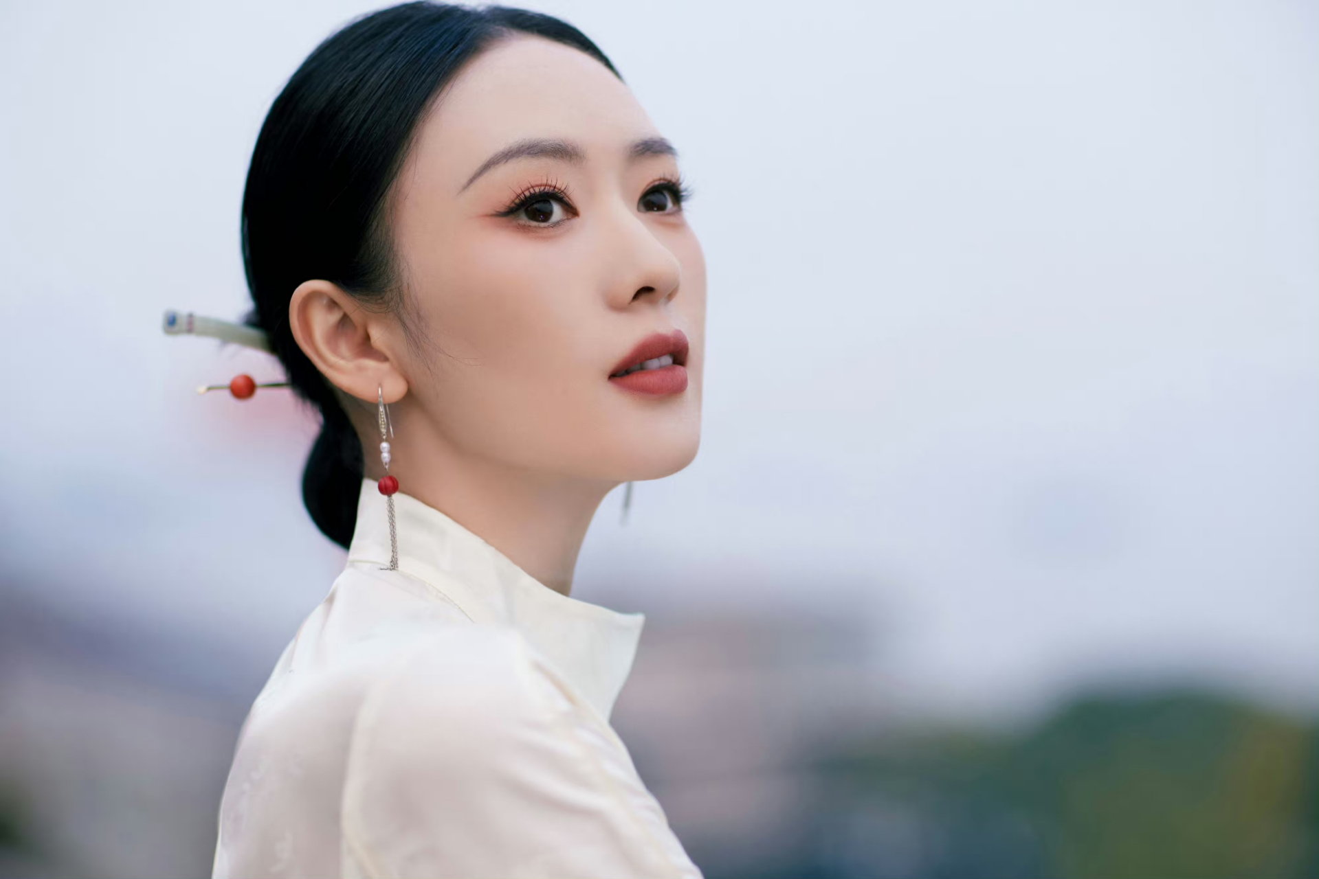 童谣穿马面裙,衣美人更美