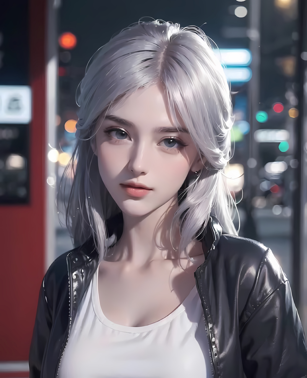 动漫壁纸# 银发小姐姐#养眼美女