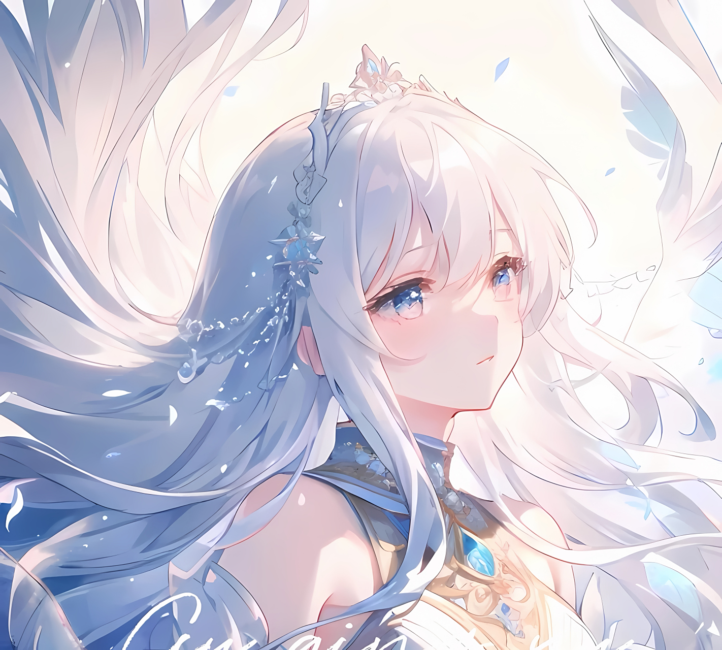 二次元# 纯白少女#二次元美图# #动漫壁纸