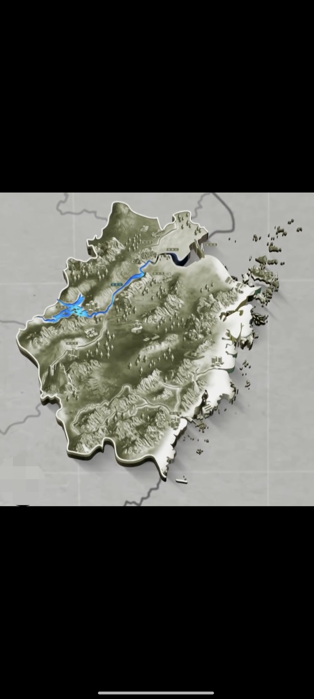 钱塘江是浙江重要的水系,它将省域一分为二,并以壮观的大潮闻名于世.