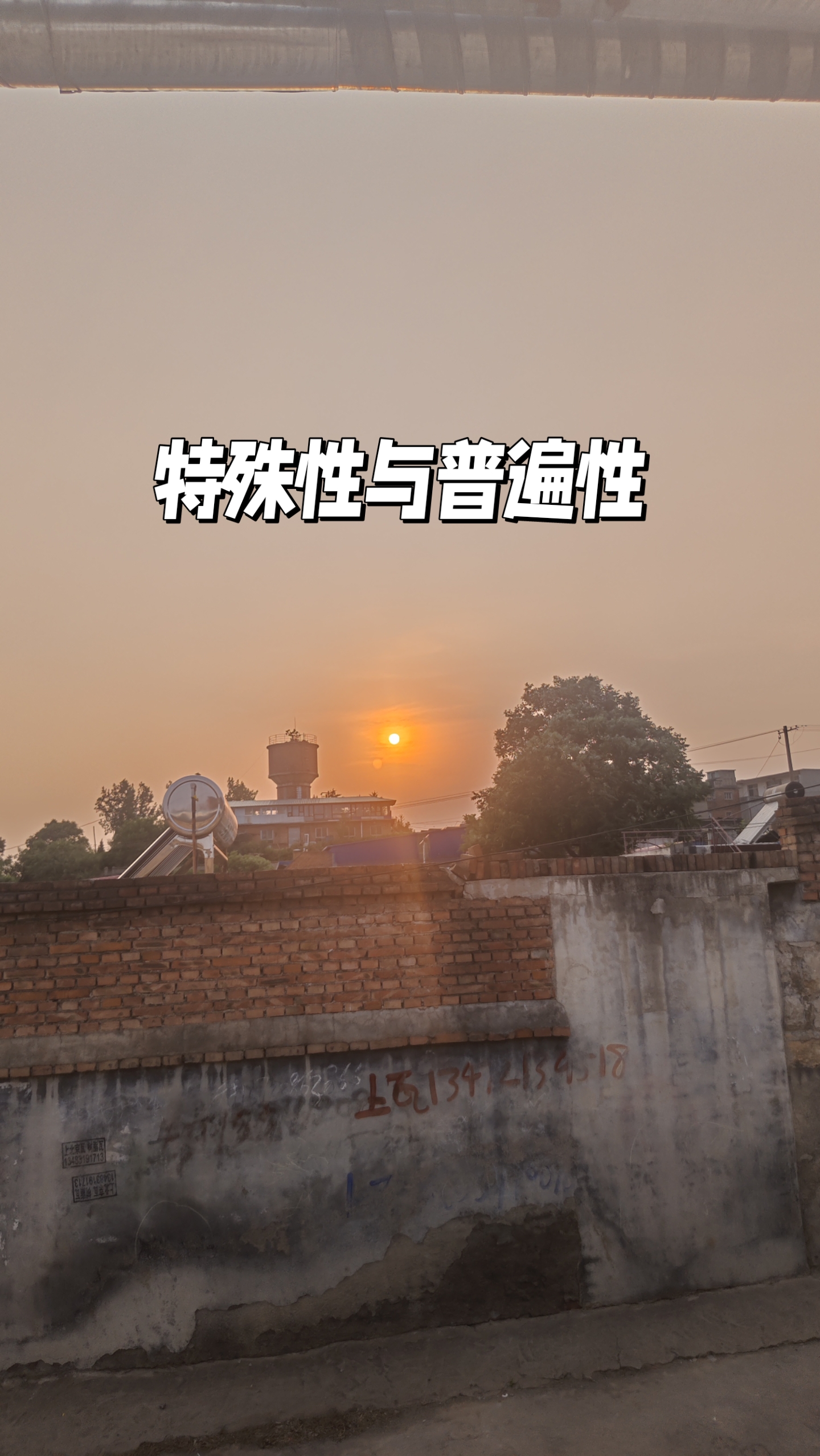 区别于普遍性,就是特殊性