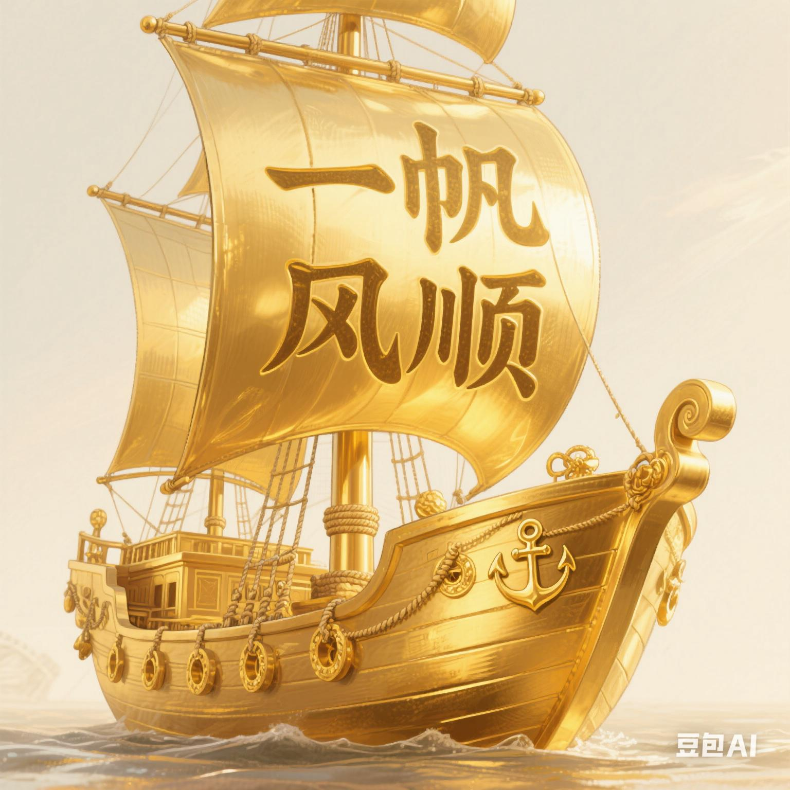 微信头像一帆风顺金船黄金帆船图片大全黄金帆船图片黄金帆船一帆风顺