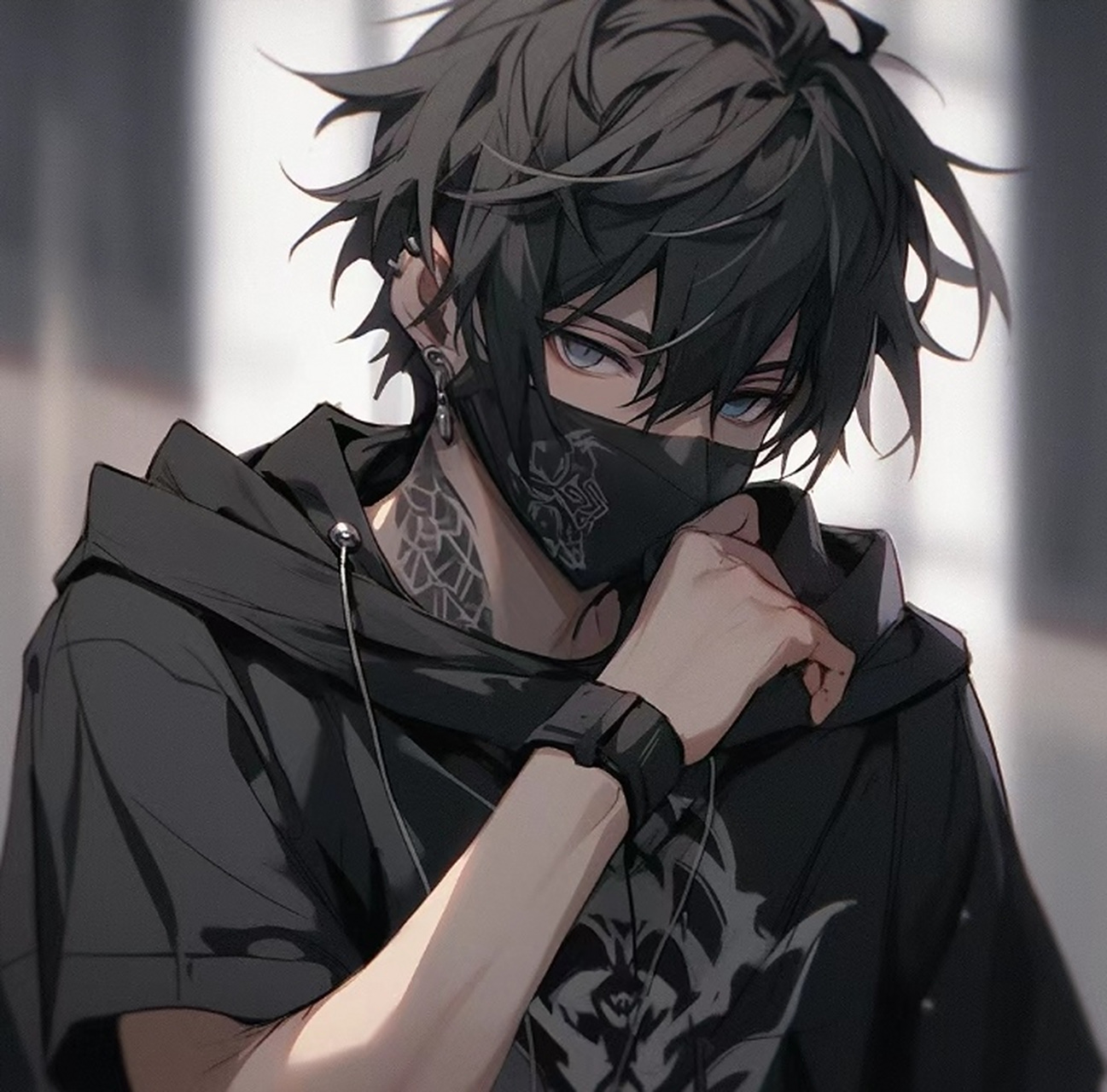 男生动漫头像 男生戴口罩的动漫头像~~没有故意耍帅哦,气质可是与生俱