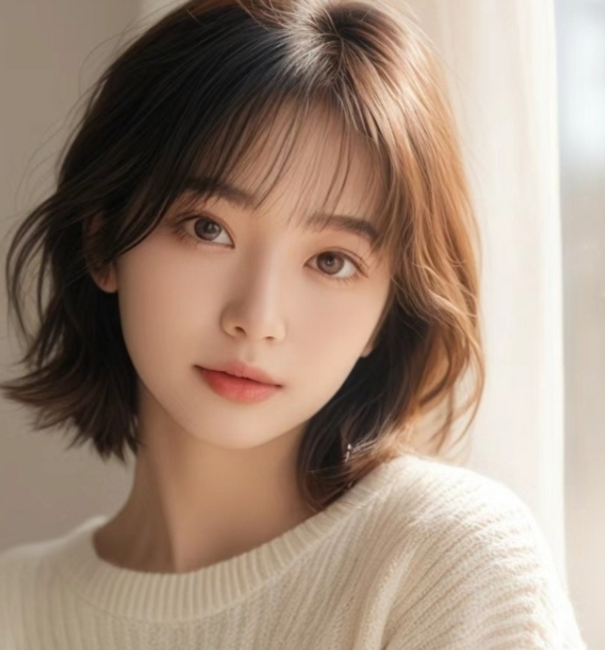 美女头像 短发美女头像来喽~超喜欢这种短发的干练感,也有个性温柔的