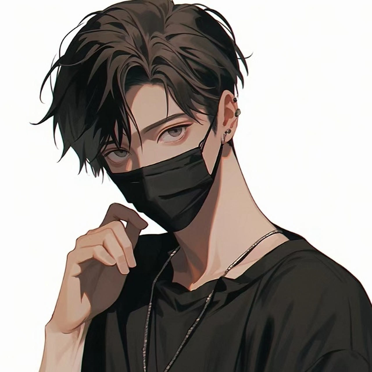 男生动漫头像 男生戴口罩的动漫头像~~没有故意耍帅哦,气质可是与生俱