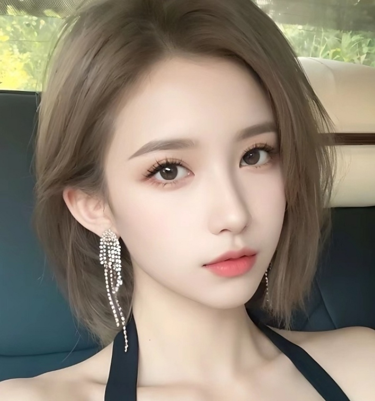 美女头像 短发美女头像来喽~超喜欢这种短发的干练感,也有个性温柔的