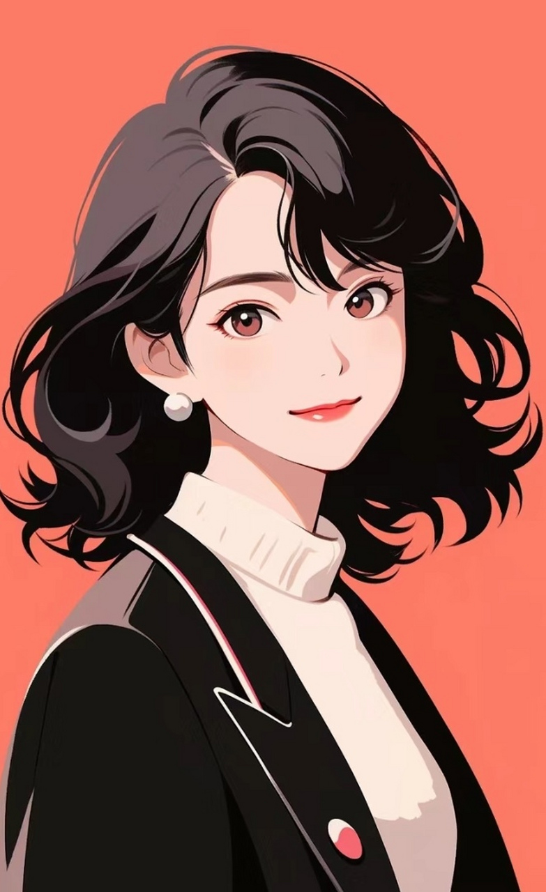 美女壁纸|动漫女孩大眼妹儿,灵动的眼神真的很美呀,有可爱的也有温柔