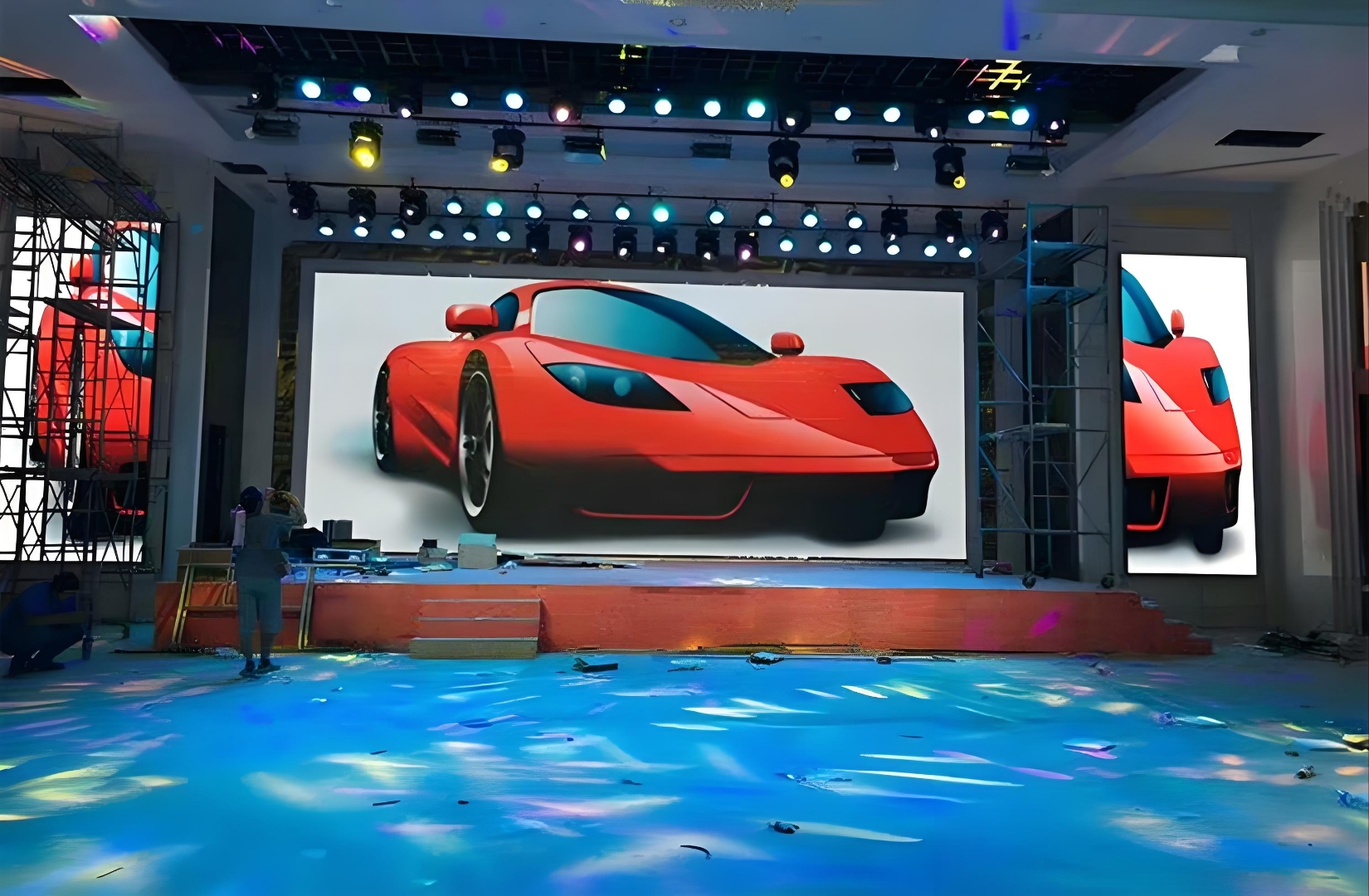 租赁屏的广视角显示技术突破 江苏租赁led显示屏采用特殊光学透镜