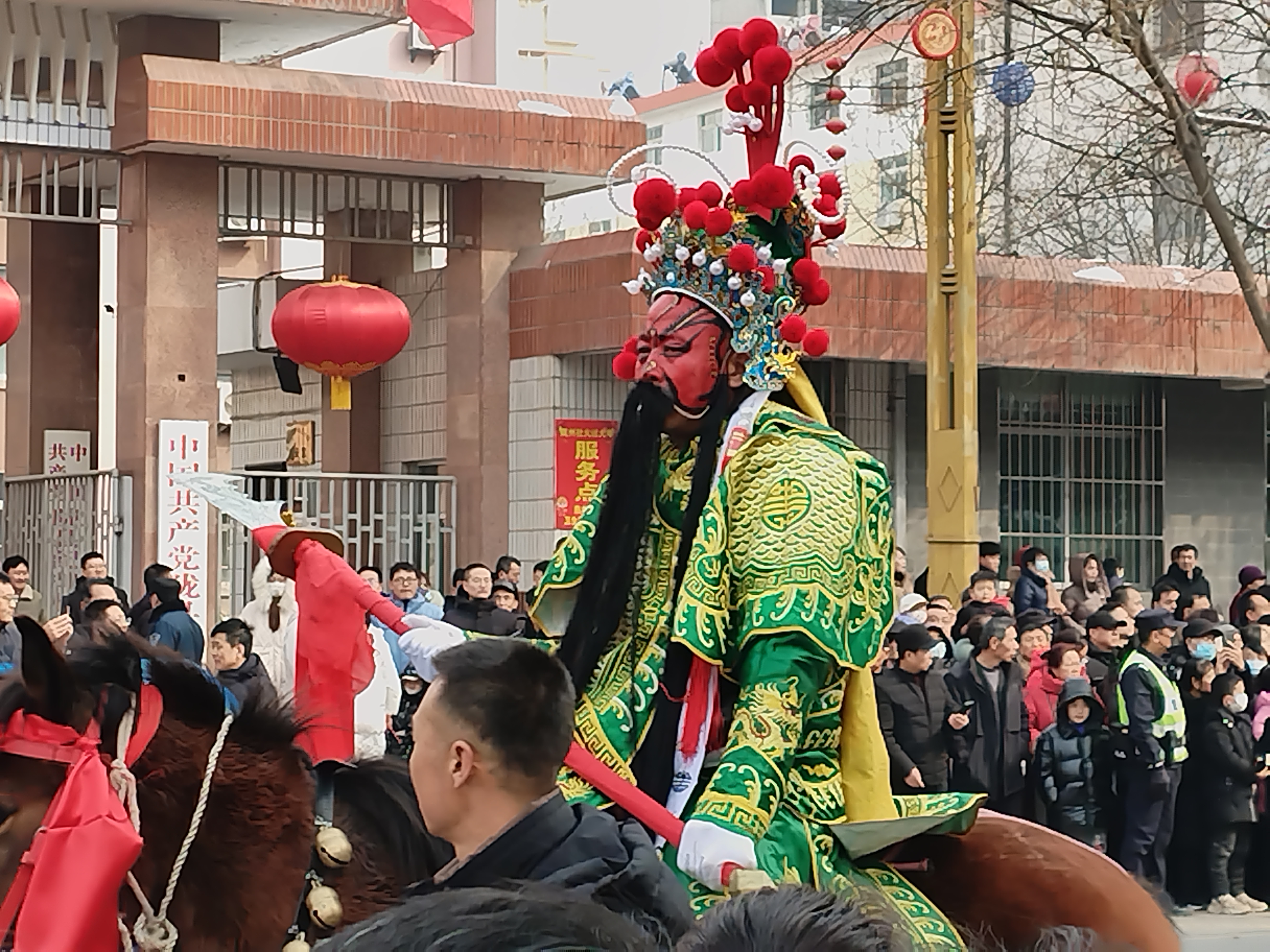 陇县黄花峪社火2019图片