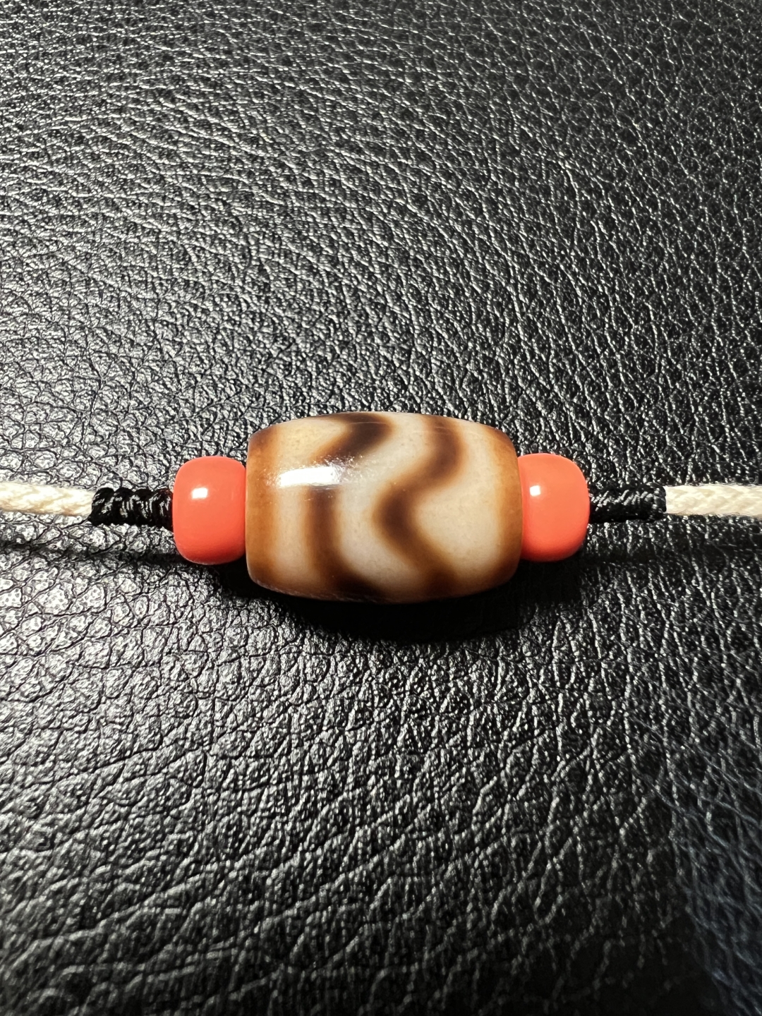 台湾良品顶料满细砂水纹桶珠天珠