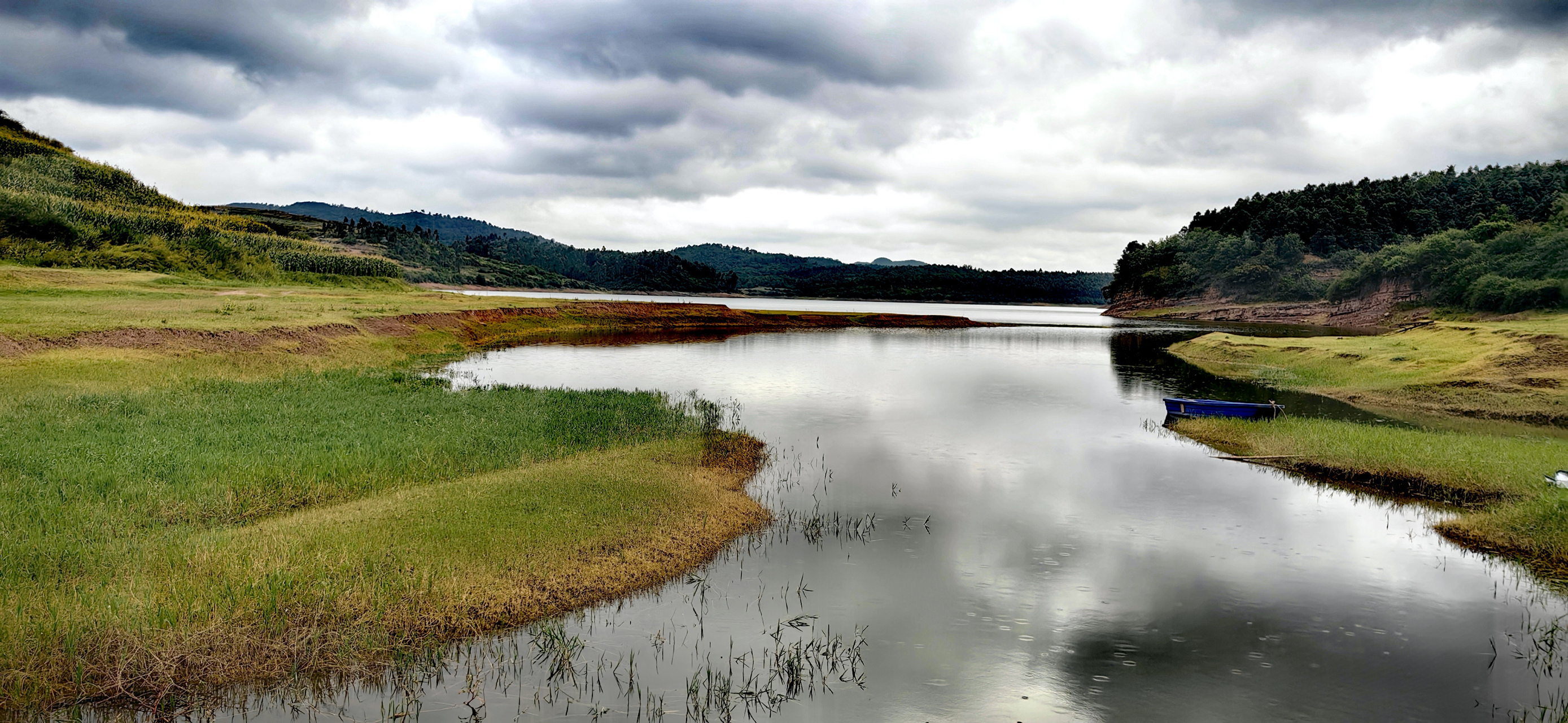 雨天的西河水库#风景摄影