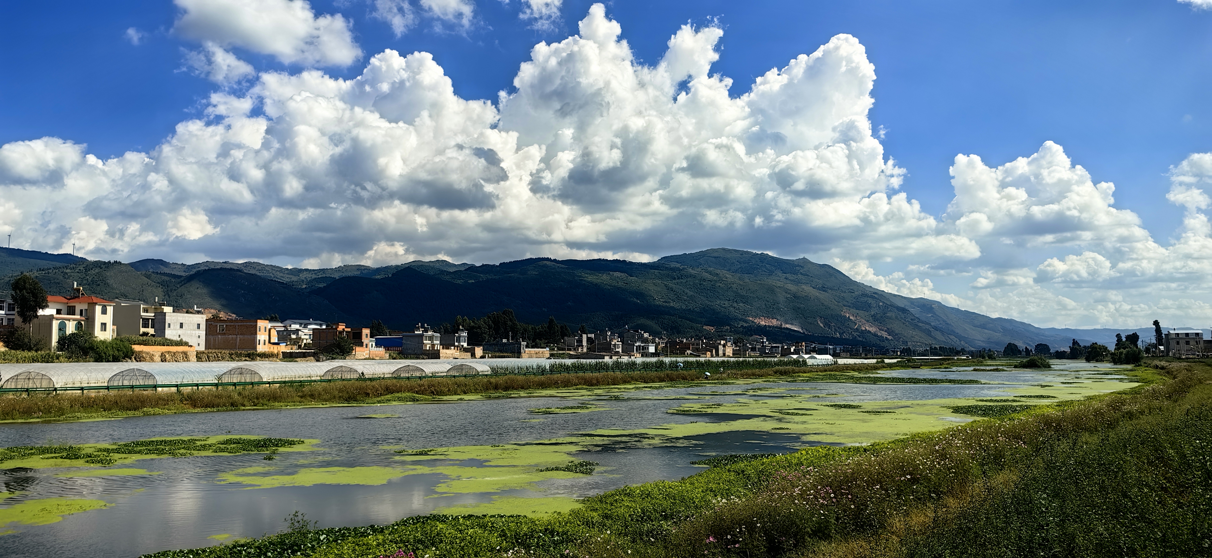 风景摄影# 曲靖陆良坝子盘江风光