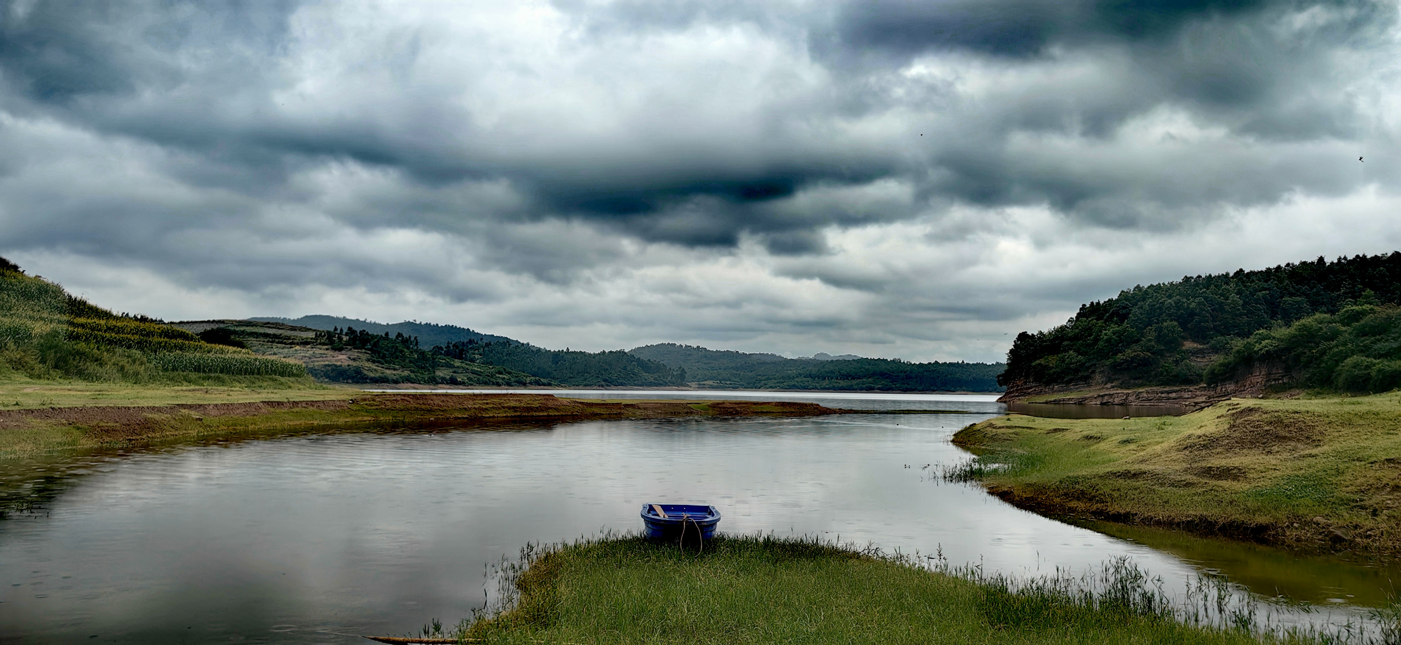 雨天的西河水库#风景摄影