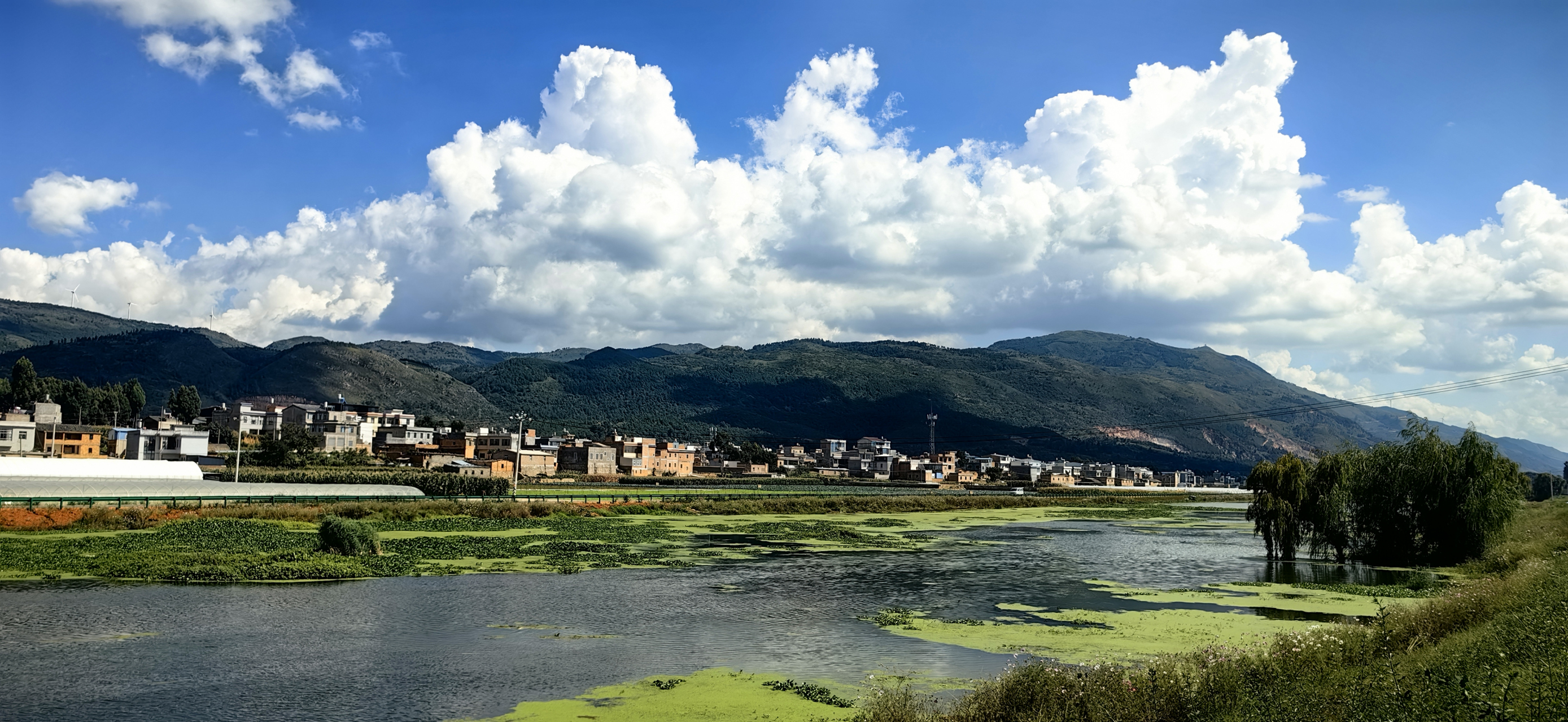 风景摄影# 曲靖陆良坝子盘江风光