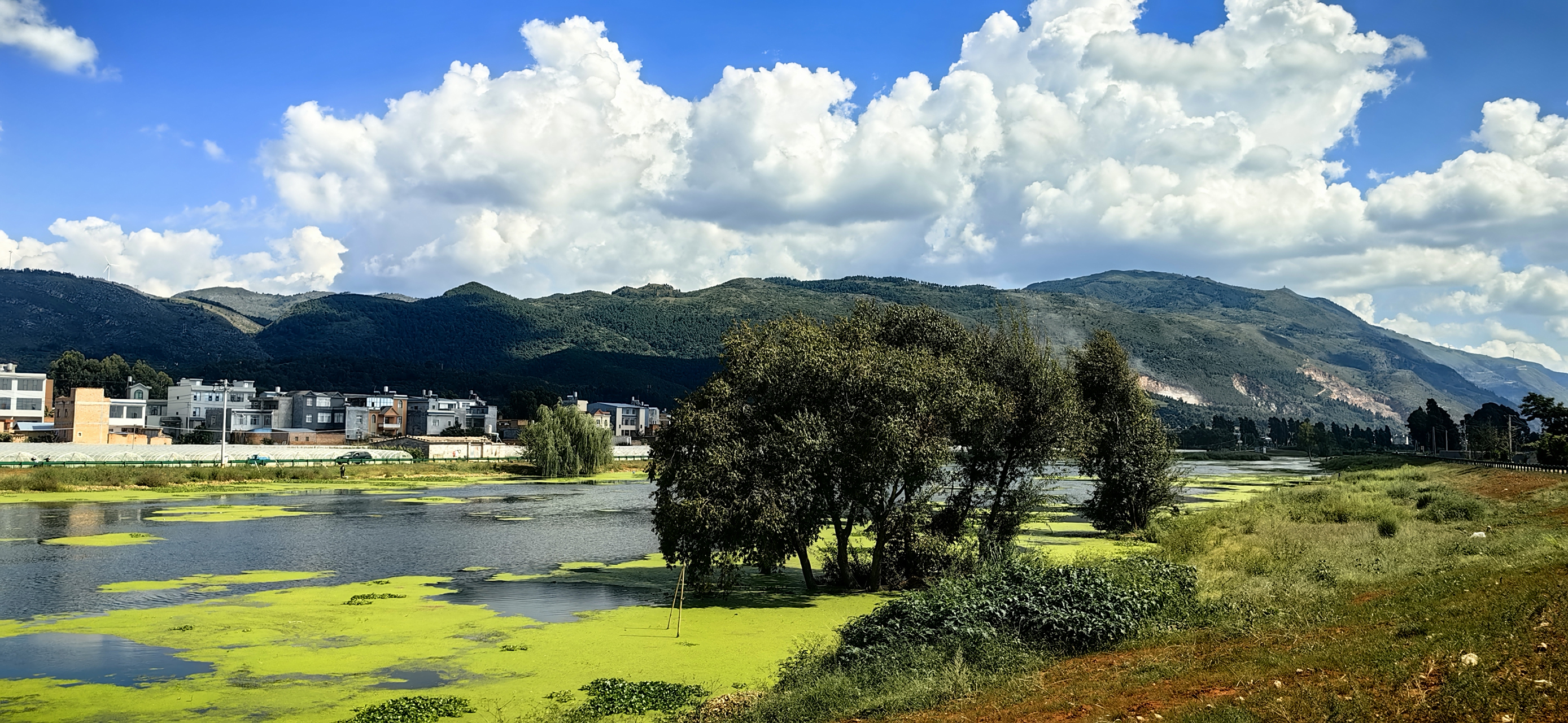 风景摄影# 曲靖陆良坝子盘江风光