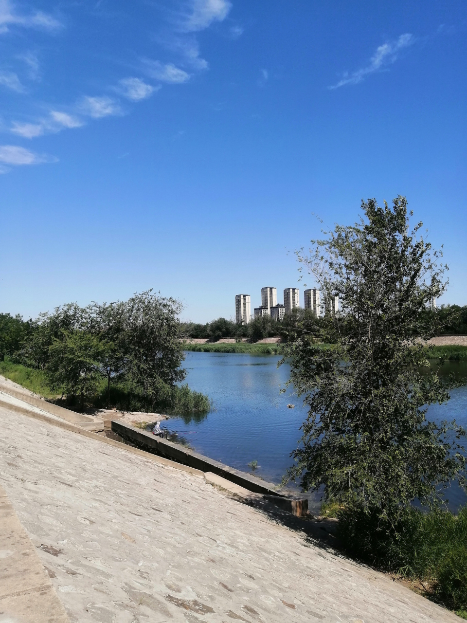 天津子牙河畔 九河下梢,其中之一的子牙河.