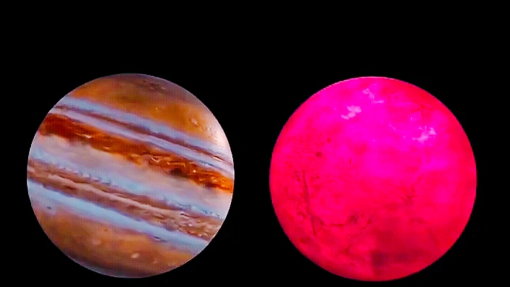 粉色星球位于处女座,它的编号是gj504b,是一颗距离地球57光年的气态