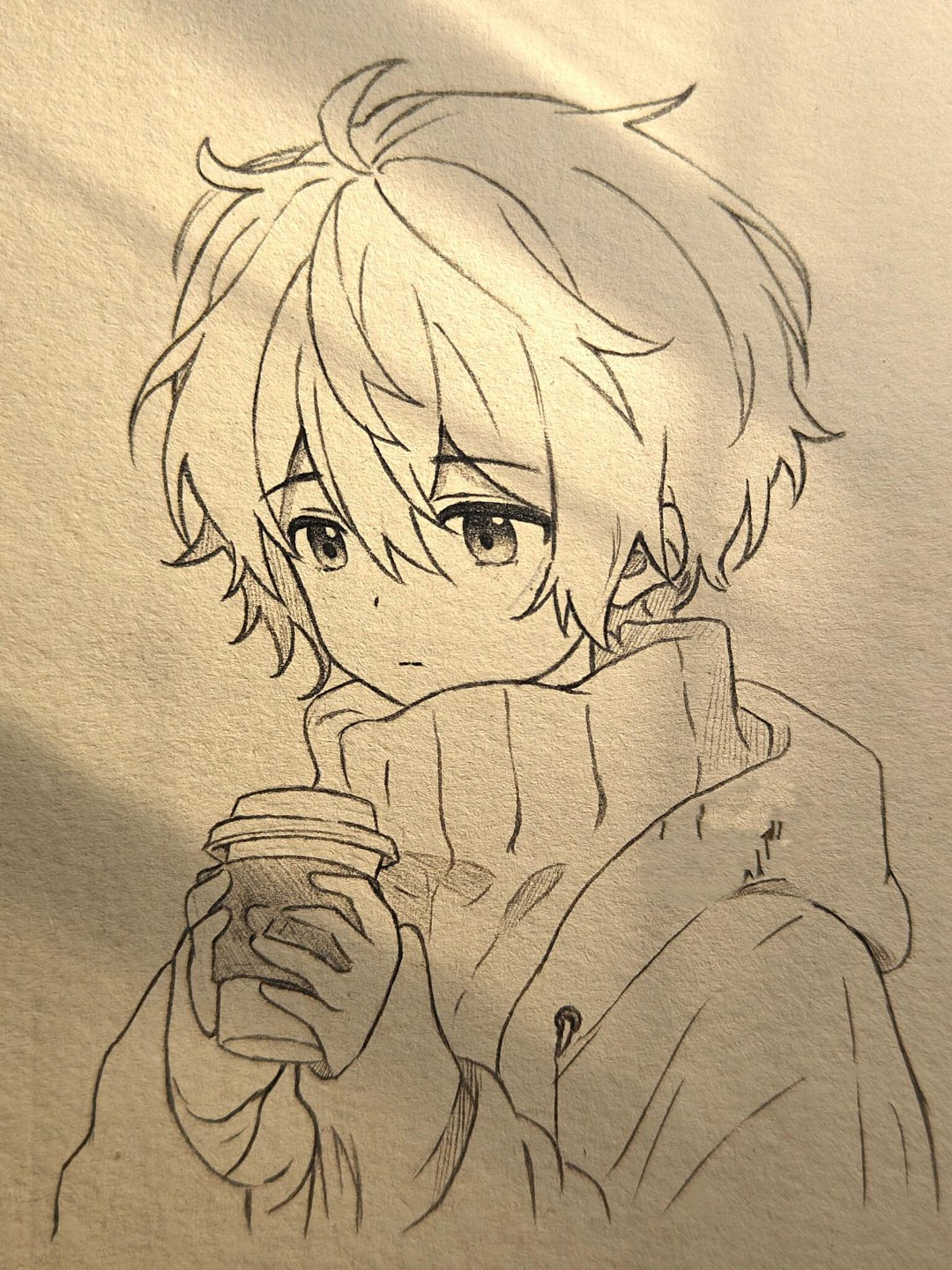 在一个冬日的午后,阳光透过窗户,洒