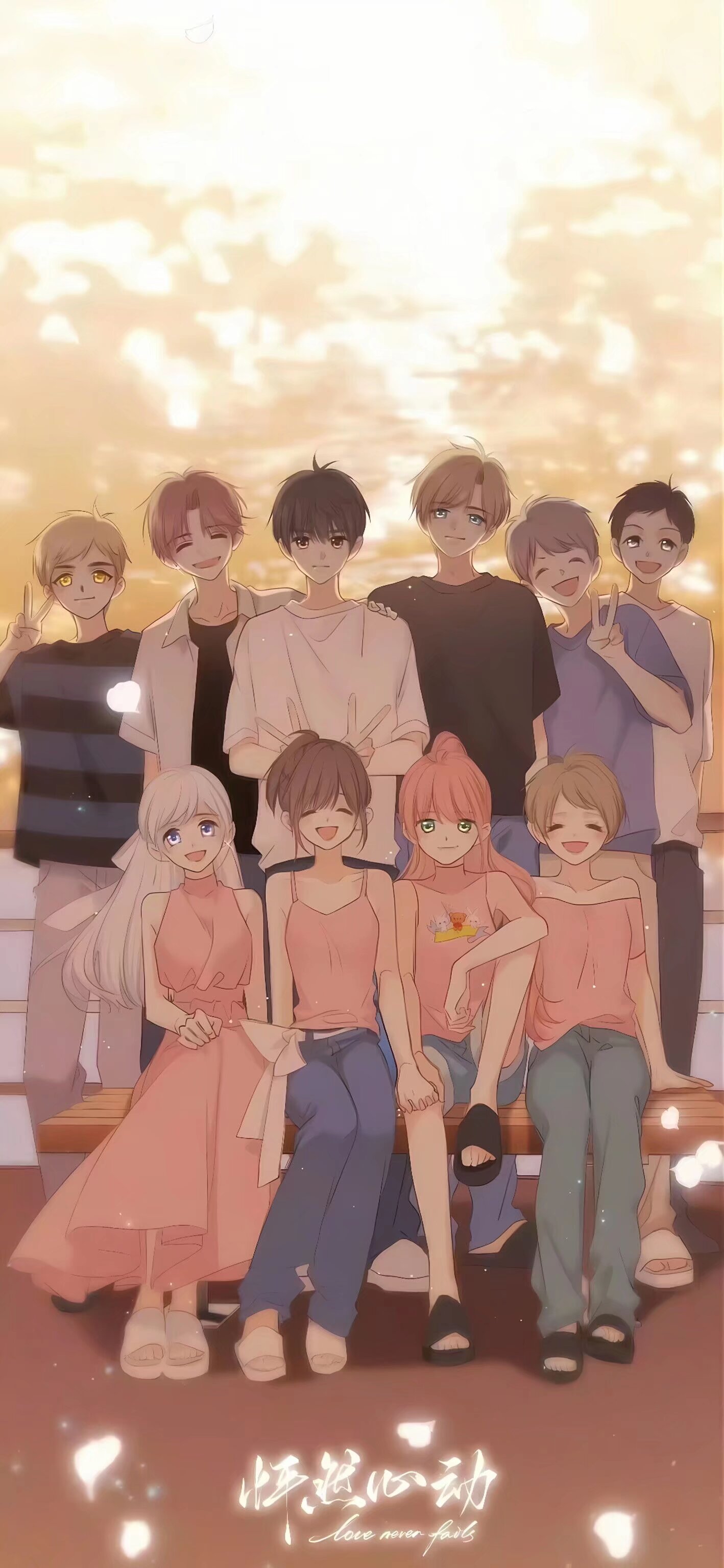 黄昏时分,一群年轻人在户外留下了美好的瞬间!