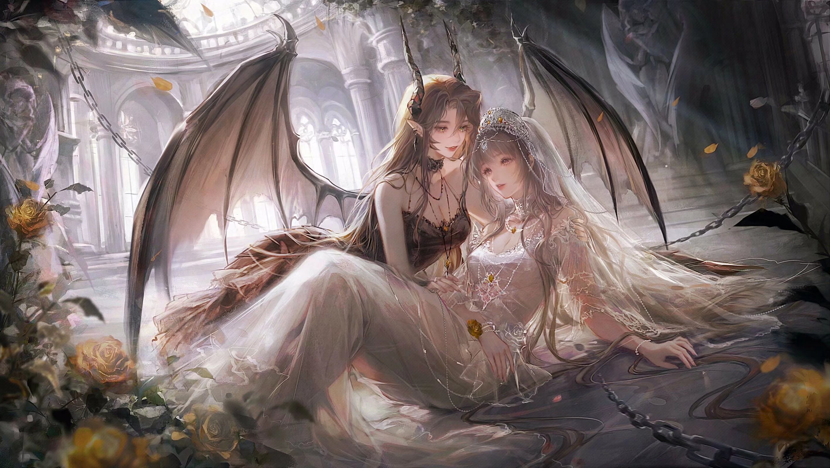 神秘梦境中的天使与恶魔