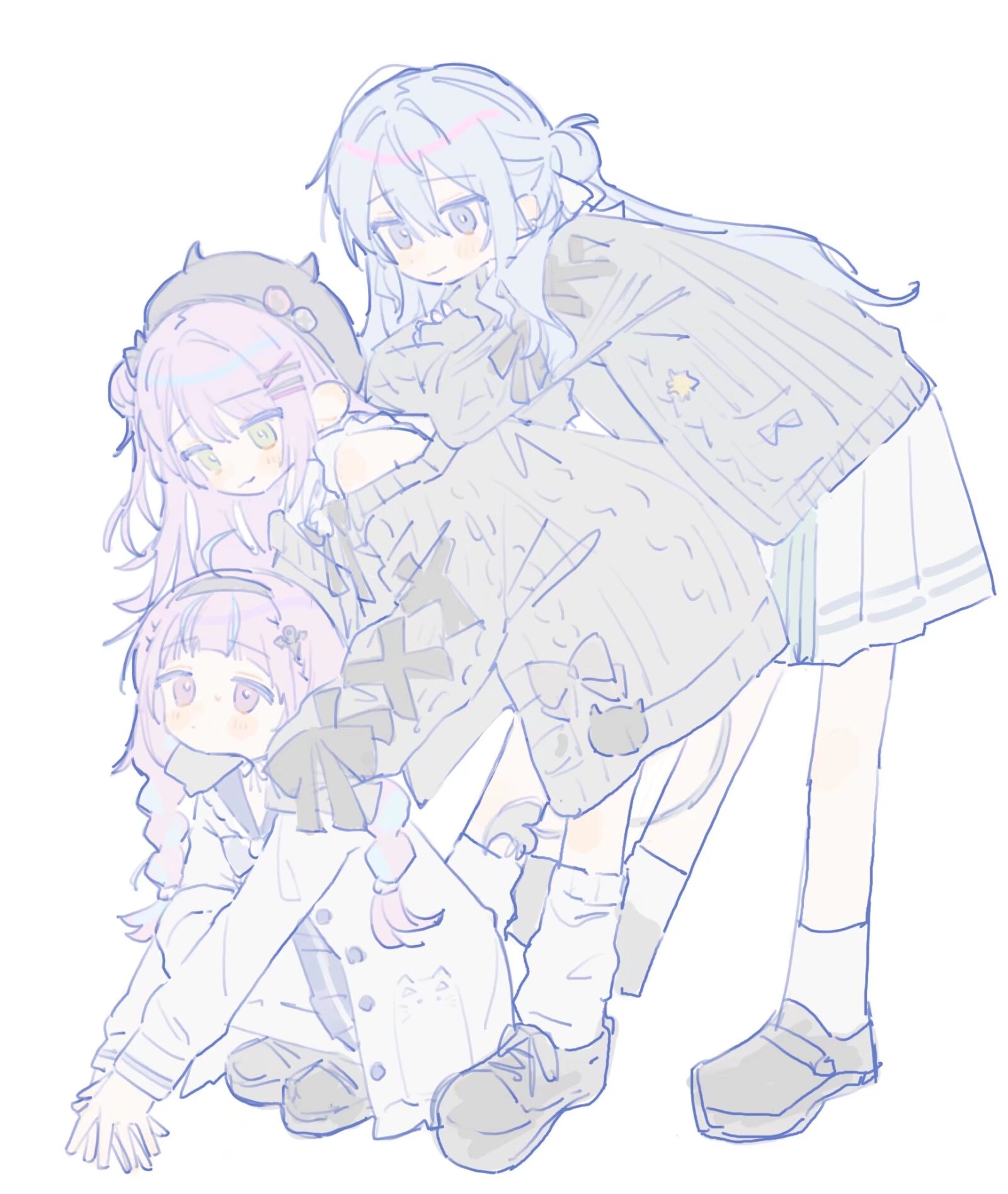 她们满怀期待地踏入未知的领域,仿佛探险家一般充满好奇