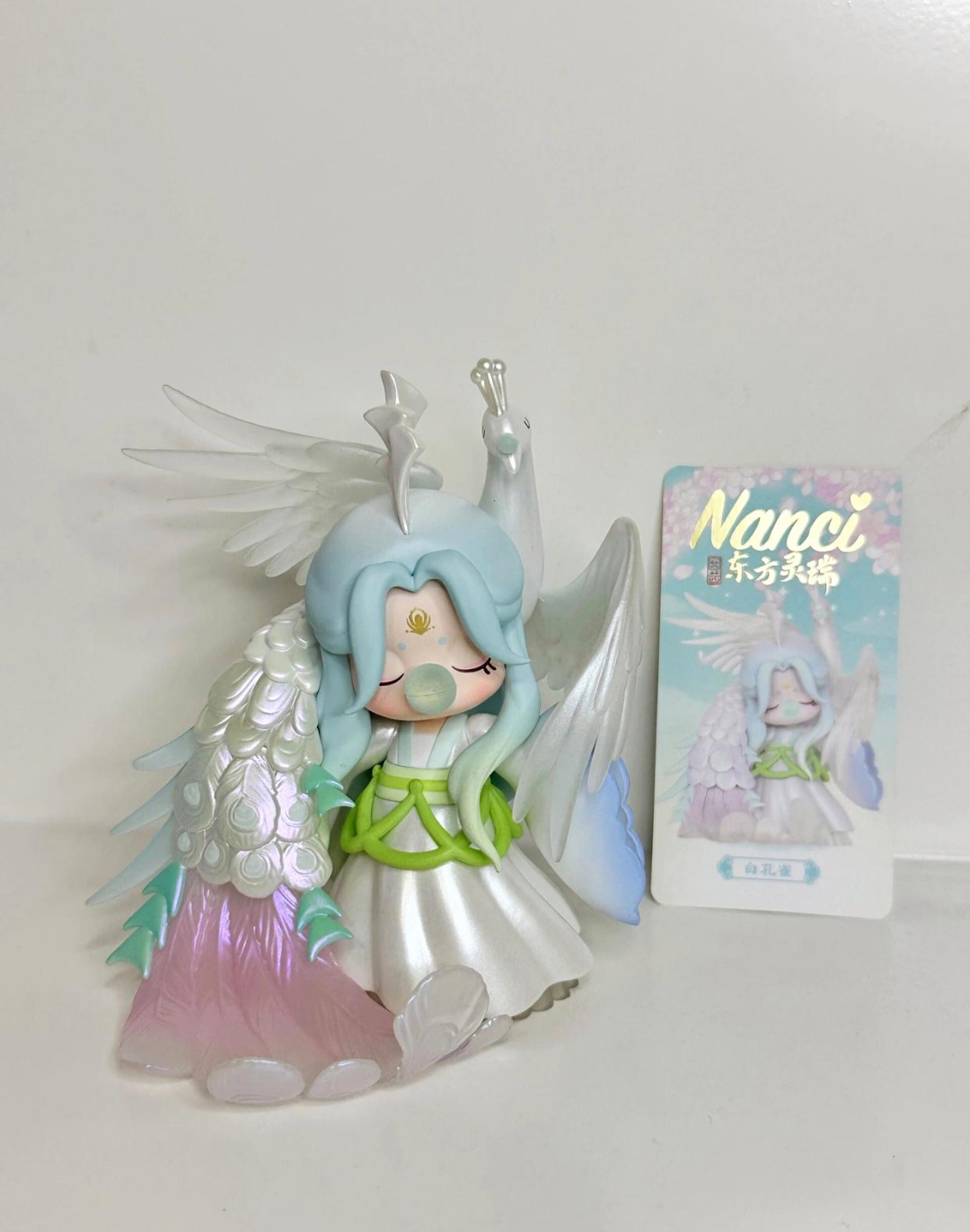nanci东方灵瑞盲盒#隐藏款,白孔雀.