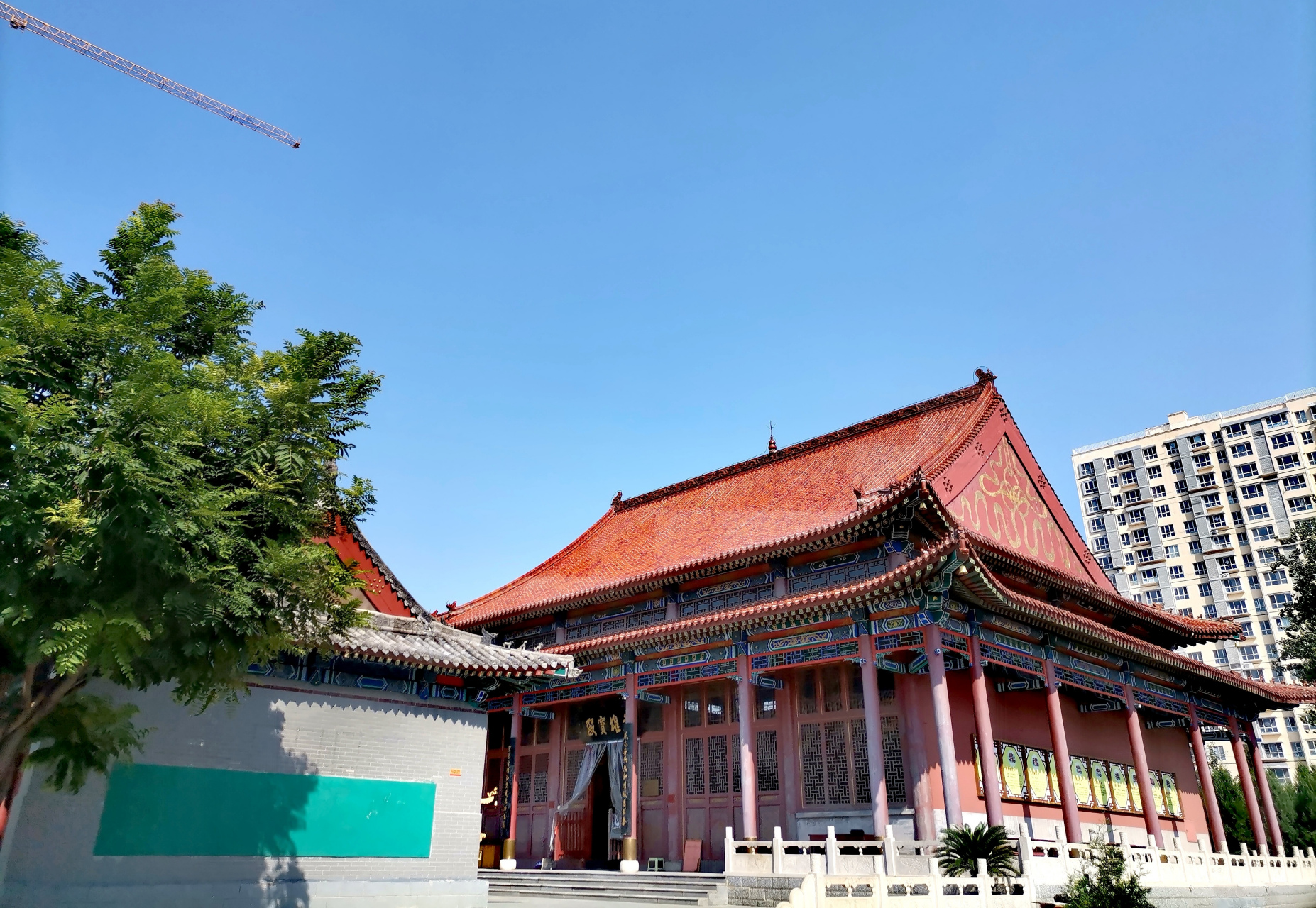 ai创作训练营创作挑战赛# 今天去了保定的慈云禅寺,去时只看到工作