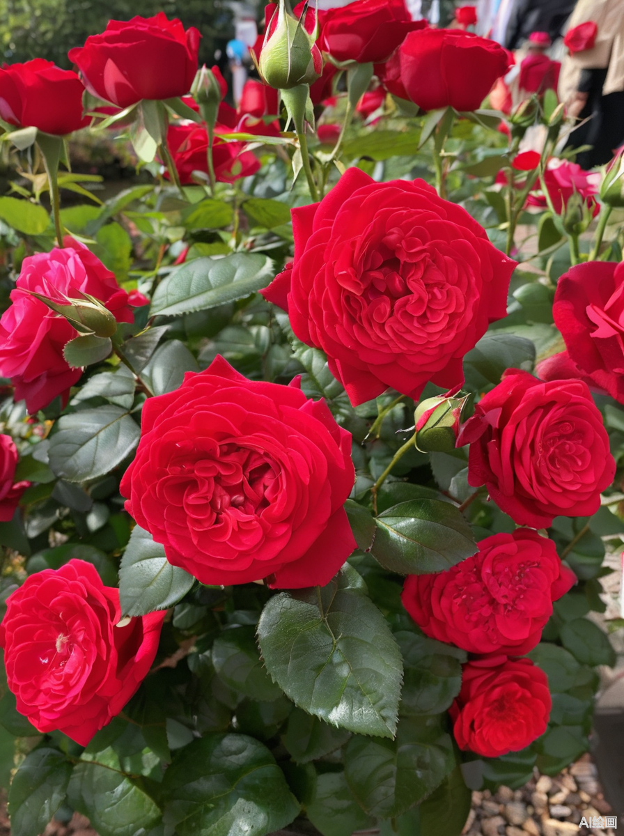 红玫瑰,是爱情最真挚的见证,永不褪色,永不凋零.