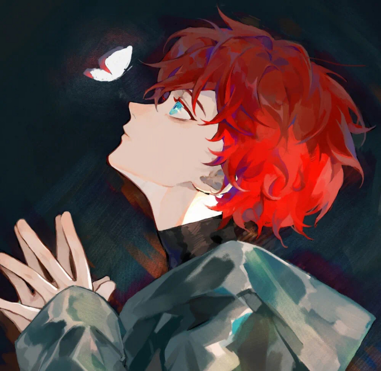 求红发蓝眼小锅的图,谢谢[嘿哈]