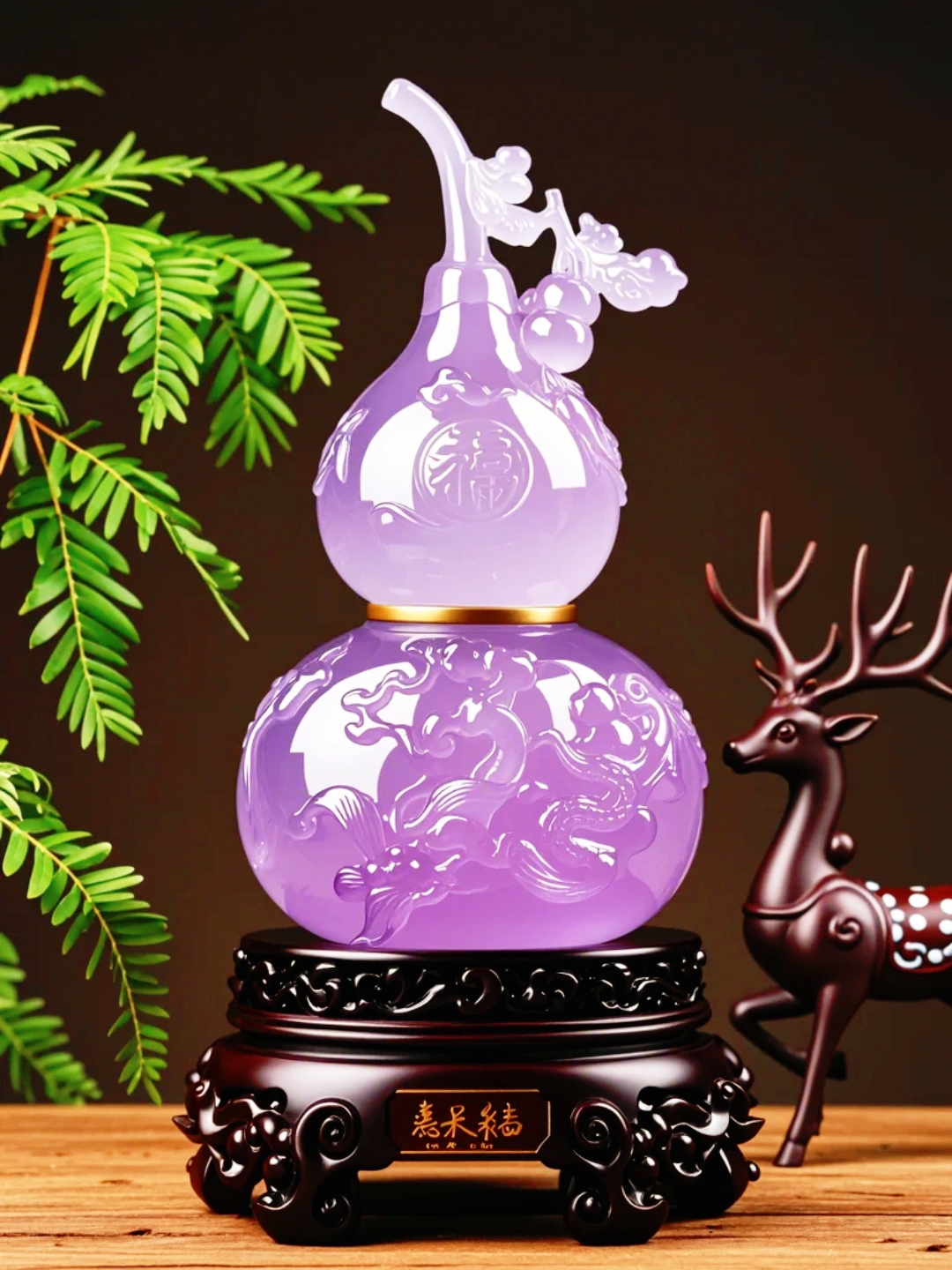 终于淘到这颗心心念念的紫色玉葫芦啦!