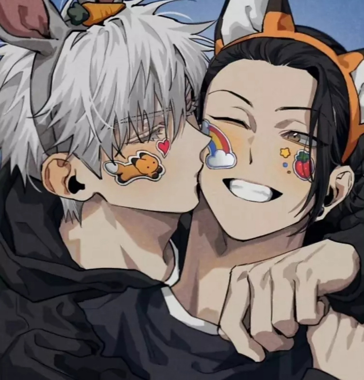 拍大头照就是要贴贴93 #咒术回战# #五夏# #五条悟# #夏油杰# #cp向