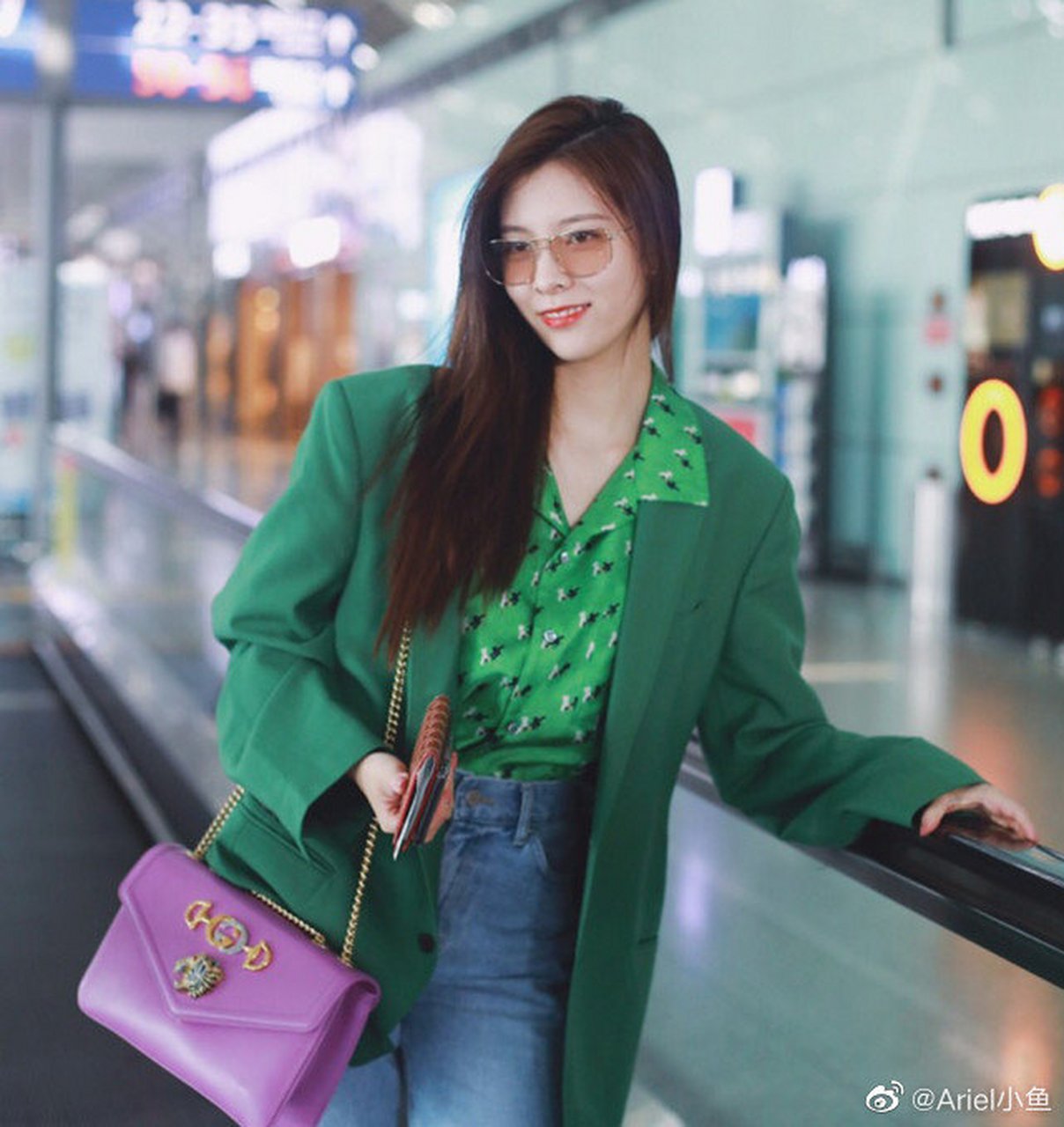 美丽的颜色# 绿加紫,可以有很华丽的感觉