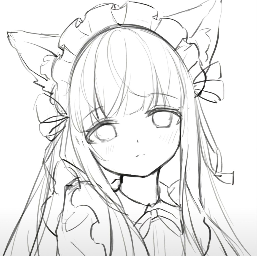 黑白描边画,可以自己打印出来,龙年大吉