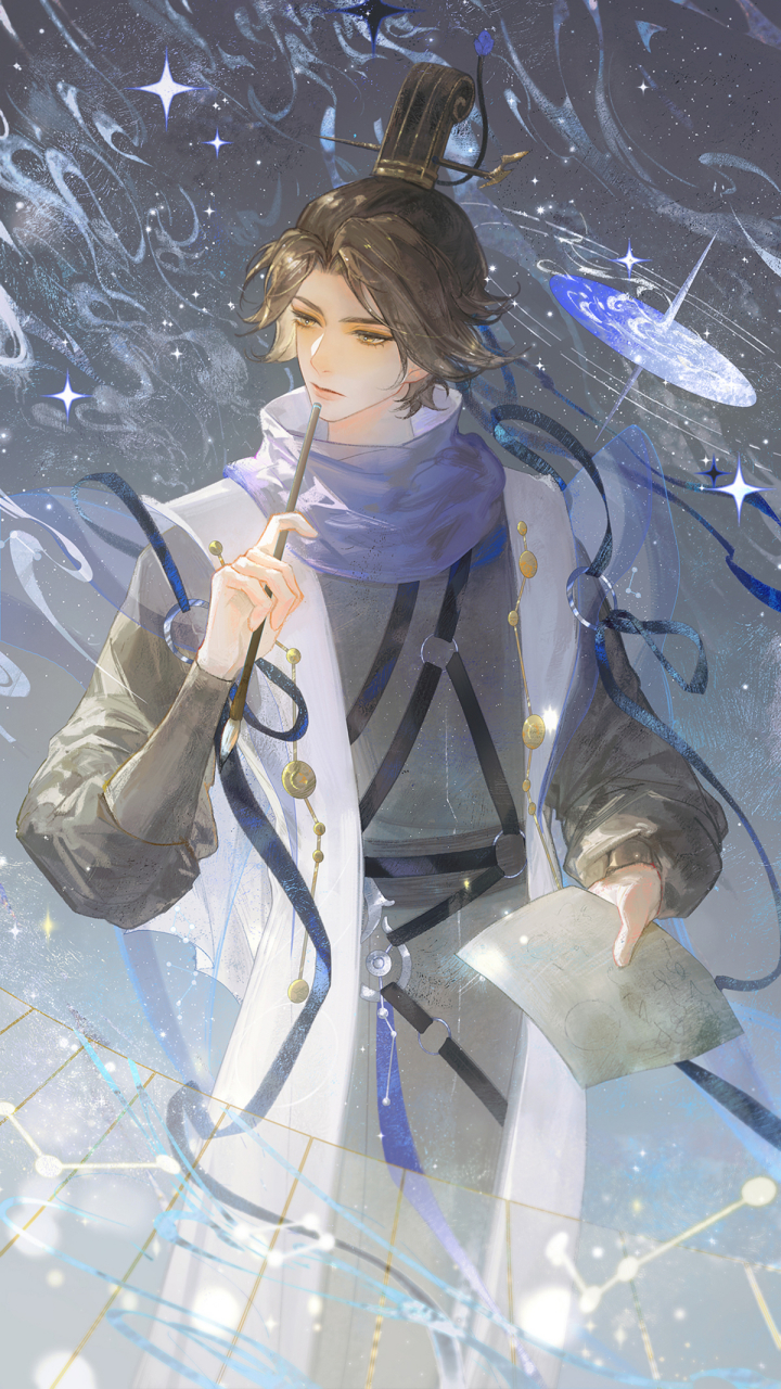 忘川风华录-祖冲之 插画师:菩雩