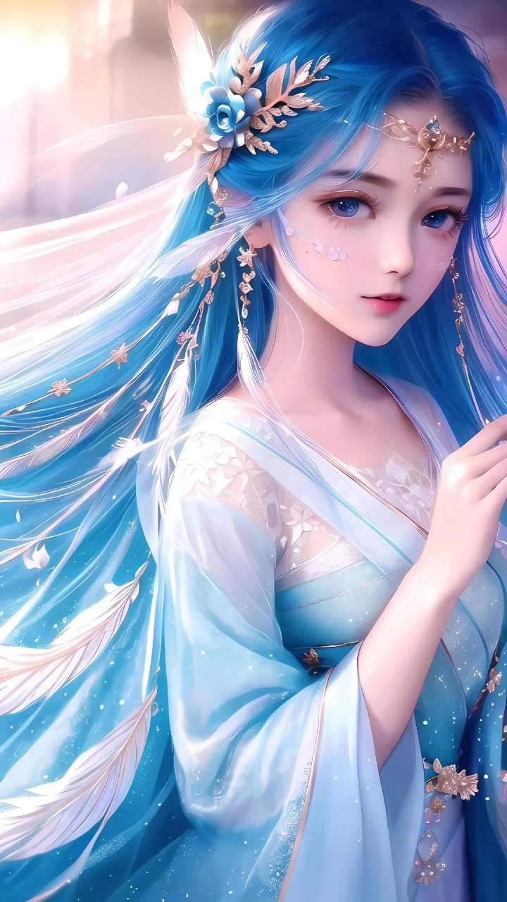 ai绘画原创高清壁纸:目光所致皆是你,重逢太迟,但你我一如从前.