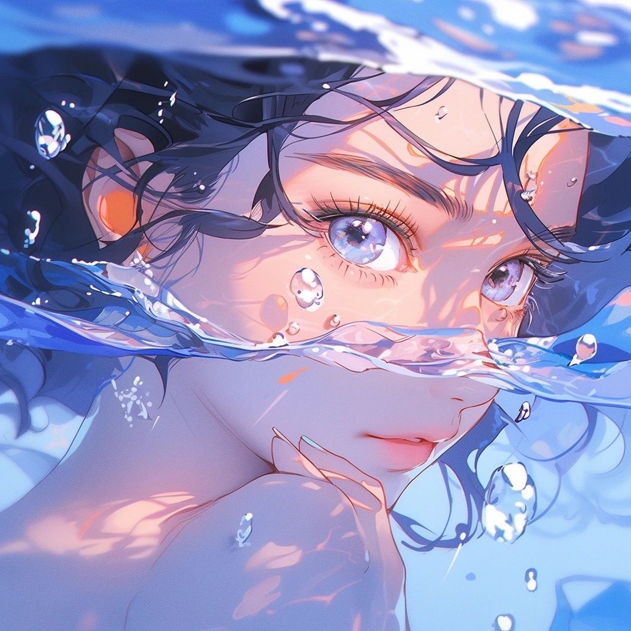 水下女孩323032333635治愈头像 676767[给你小心心