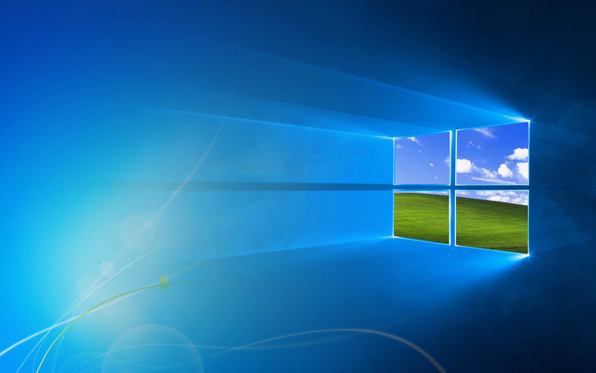 windows壁纸#  将 windowsxp,7,10的壁纸用简单的处理结合在了一起.