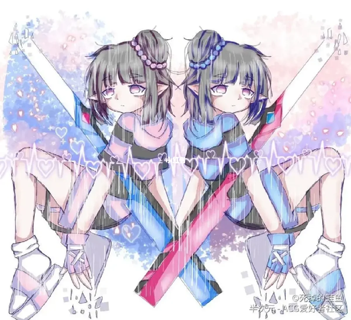 凹凸世界梅莉蕾蒂# 『2·11』蕾蒂梅莉生日快乐ok还是咱的老本行补 