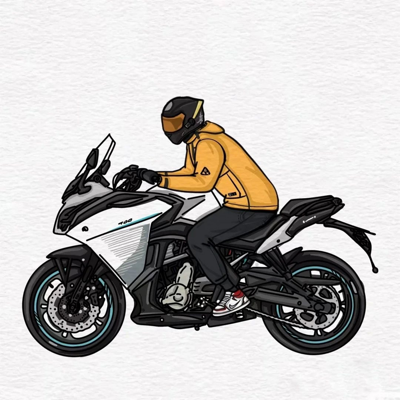 超厉害的摩托车头像霸气男头像 #机车头像# #霸气男生头像