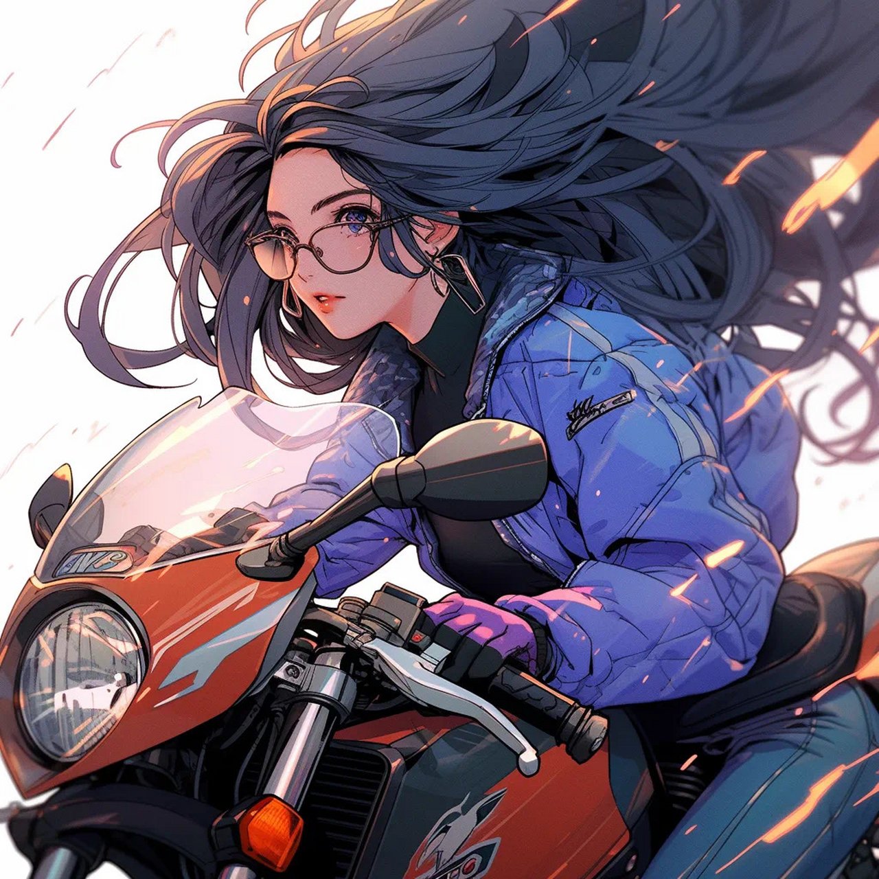 机车女王头像 #机车头像# #女生头像