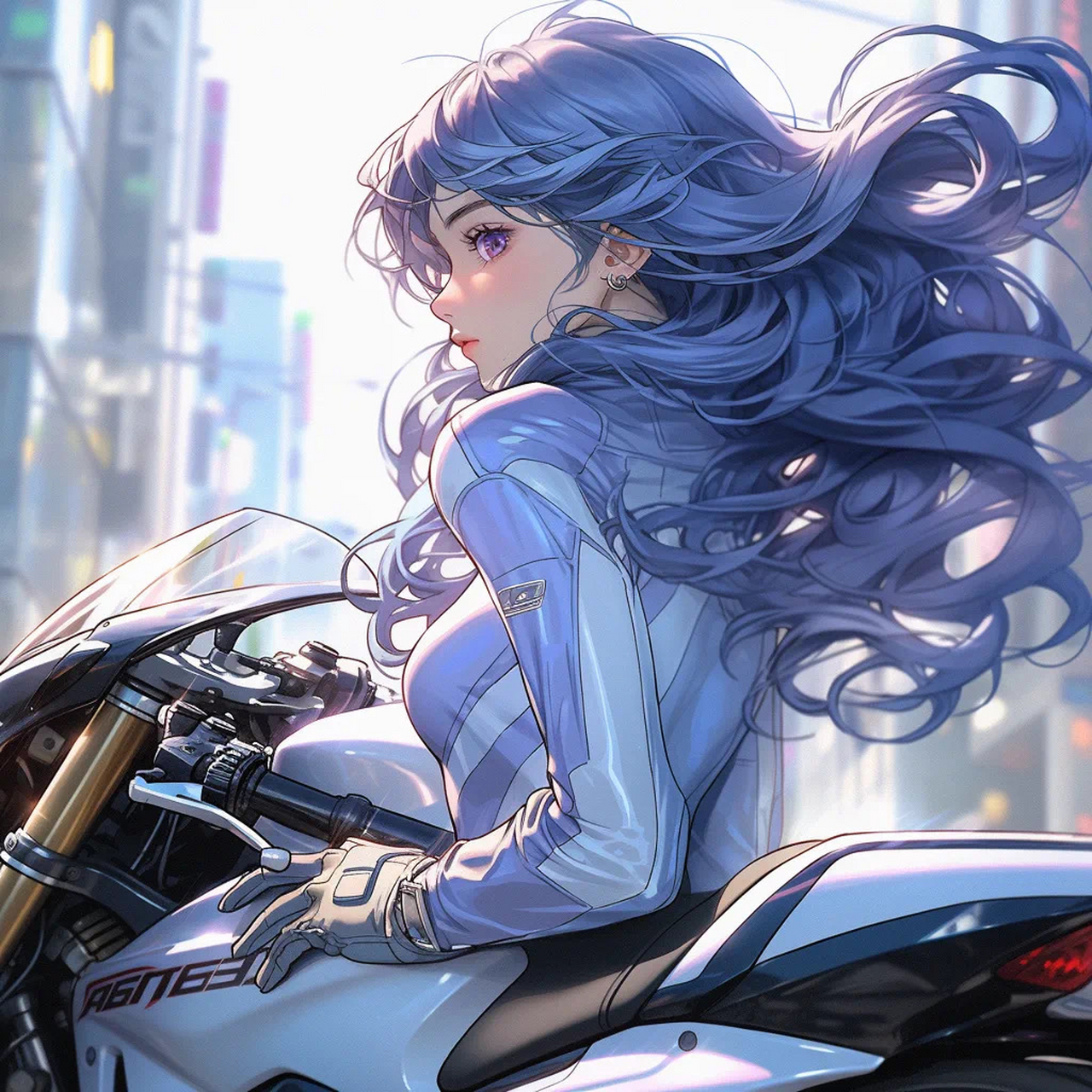 机车女王头像 #机车头像# #女生头像