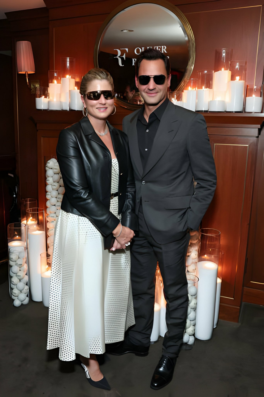 米尔卡和费德勒,眼镜酷酷的