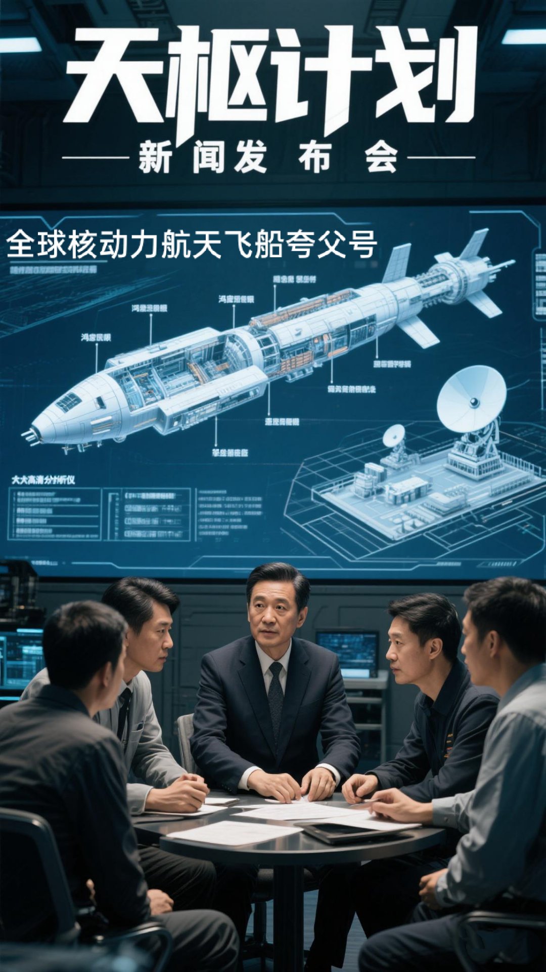 该计划将研发全球最大核动力航天飞船「夸父号」,并配套部署