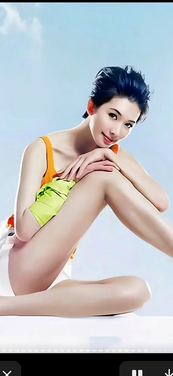 超模身材# 这样的林志玲你喜欢吗?