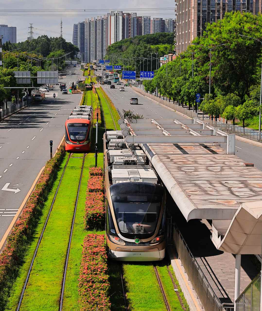 深圳城市轻轨图片