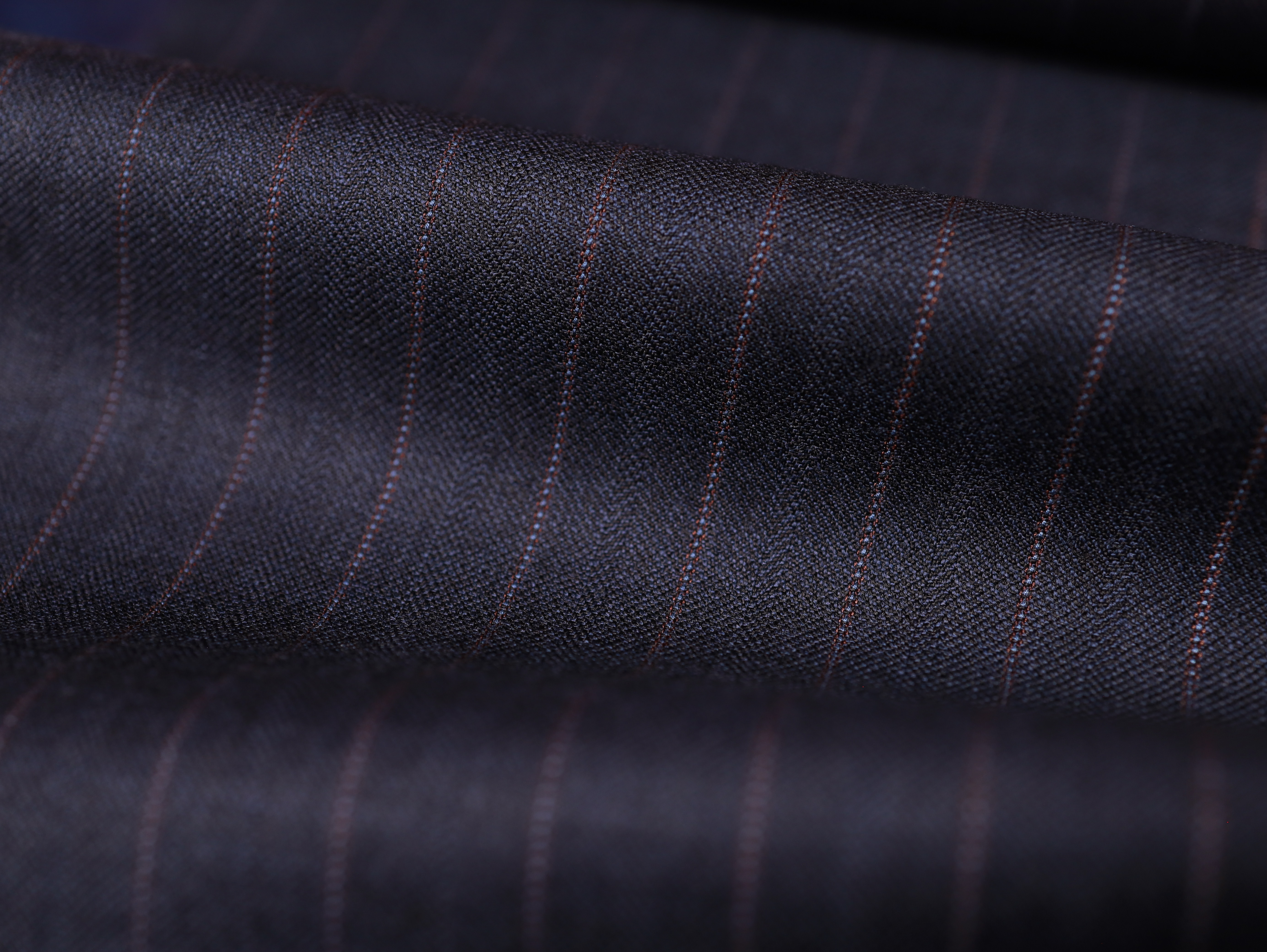 nitongeorge尼顿僑治高端羊毛面料  西装面料纹路品质典范  粉笔竖