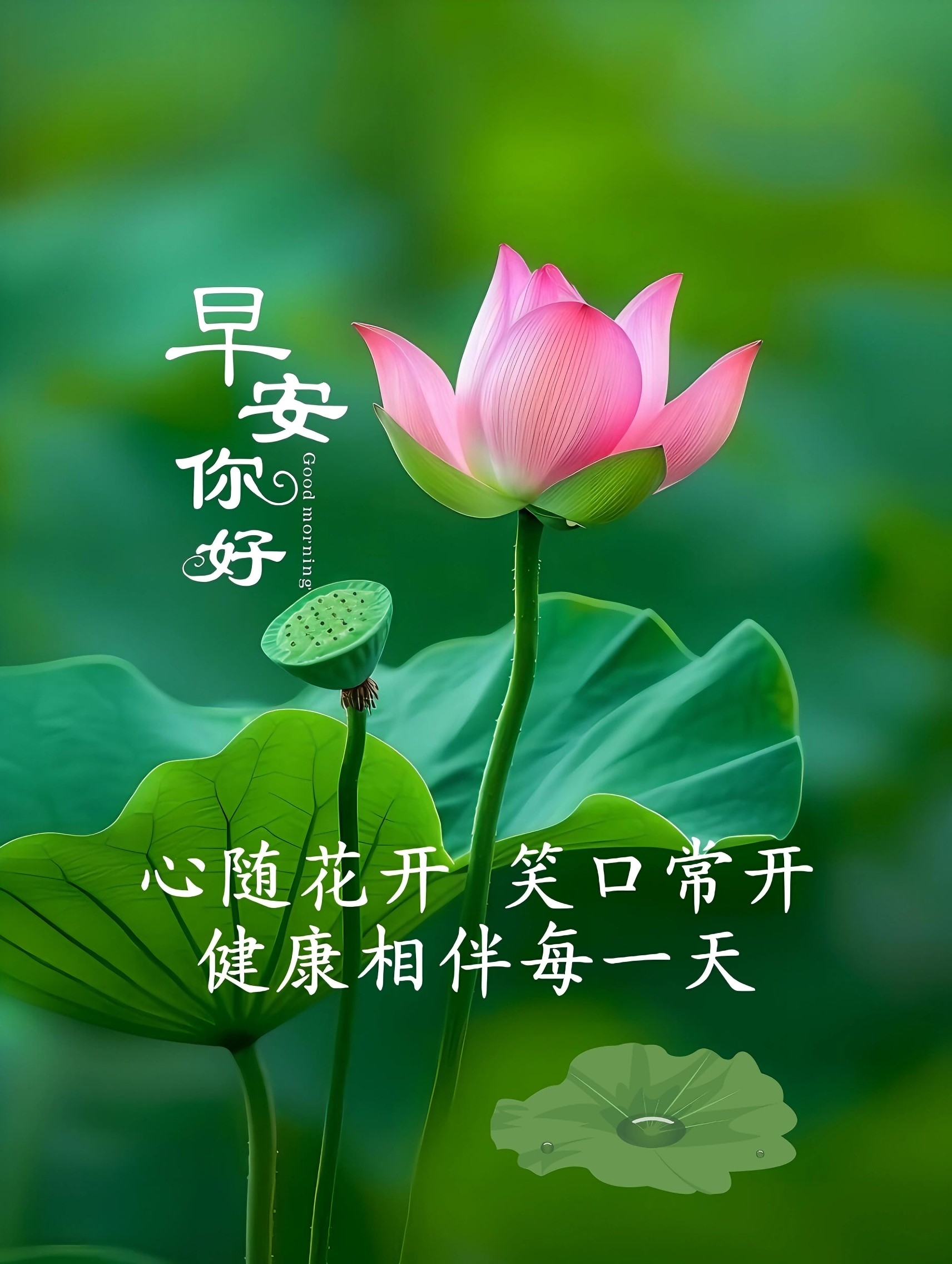 心随花开笑口常开,健康相伴每一天.#动态连更挑战