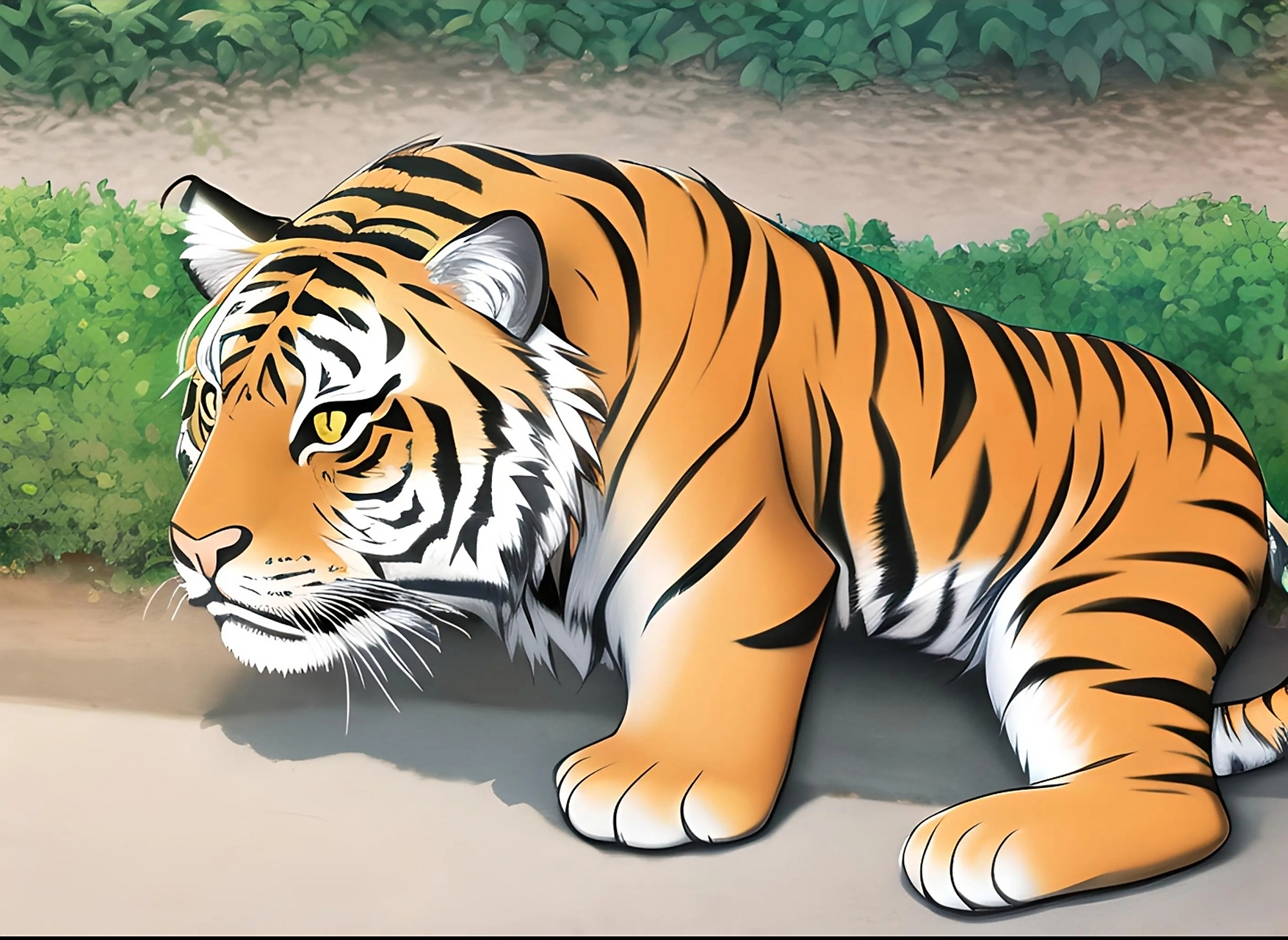 有个土豪特别希望养一只老虎,觉得那是一件很有面子的事.