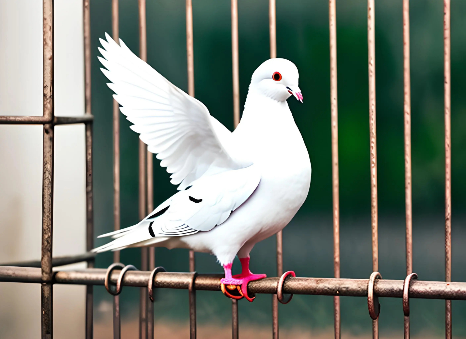 鸽子: 透过窗台,我看到远处的屋顶上一只白鸽,它站在黑色的瓦片上东张